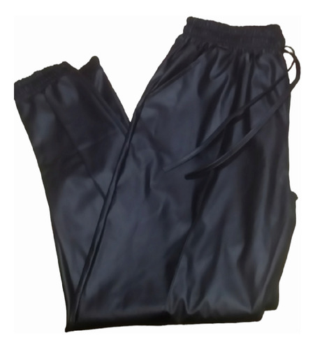 Pantalón Jogger Engomado Negro Talla L Brasil Nuevo