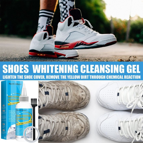 Zapatillas De Deporte Blancas De Gel Limpiador Blanqueador D