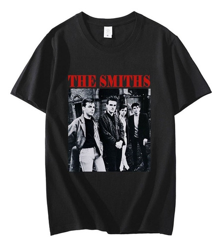 Camiseta Vtg The Smiths Band Morrissey The Cure Rock Meat Is