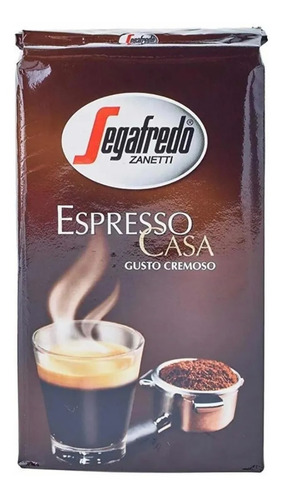Cafe Molido Espresso Casa Segafredo Zanetti 250 Gr.
