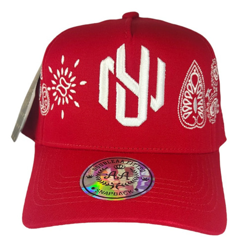 Gorra Jockey Snapback New York Curvo, Double Aa Original