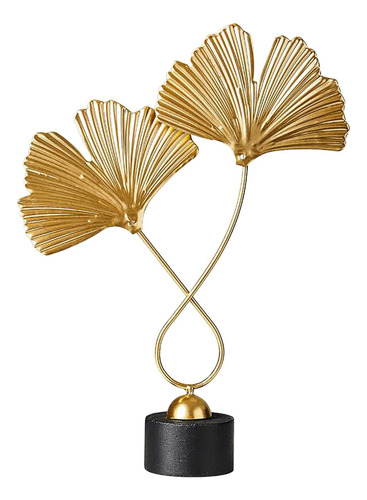 2x Escultura De Hoja De Arte Adorno Estatuilla Estatua