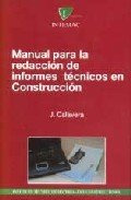 Libro Manual Para La Redaccion De Informes Tecnicos En Const