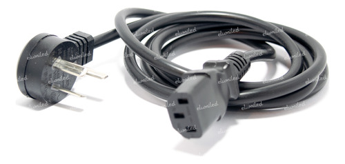 Cable Para Fuente Pc Interlock 1.8m 3x1.5mm2 A Pc Iram