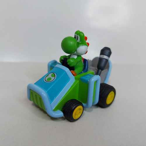 Vehículo Mario Kart Yoshi 6cm Coin Racer Jakks