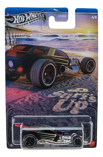 Hot Wheels Surf Crate Surf S Up Silver Series Mattel Negro