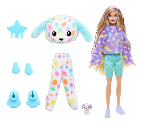 Muñeca Barbie Cutie Reveal Disfraz De Dalmata 10 Sorpresas