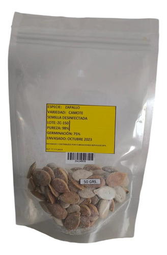 Semilla Zapallo Camote 50gr