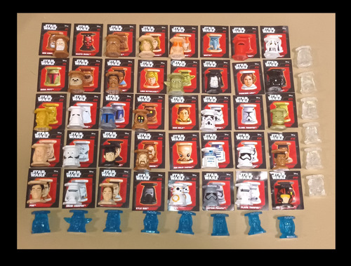 Star Wars Abatons Panini 45 Figuras Diferentes 