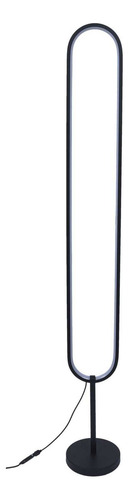 Lámpara Led Ovalada Con Pie 120 Cm La0019