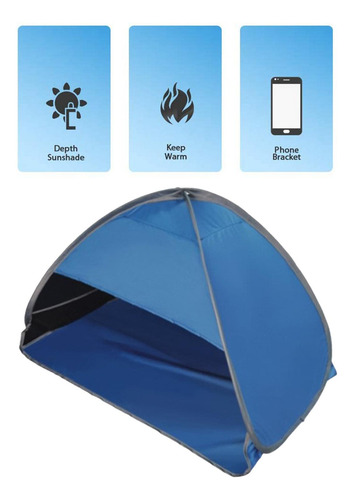 De Carpa Sombra Refugio De Camping Al Aire Libre De Azul 1