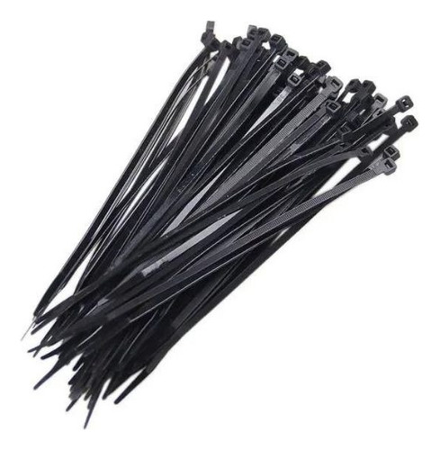 Abraçadeira De Nylon Preta 2,5x100 Pacote C/100 Pc - Sfor Cor Preto