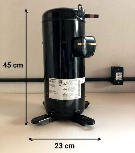 Compressor Scroll 60.000 Btus R22 5tr, 220v Trifasico