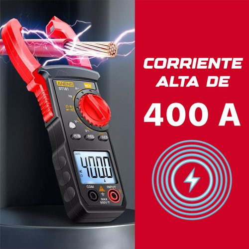 Pinza Amperimétrica Digital Multímetro 4000 Counts - Y