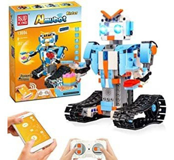 Robot Stem Para Niños, Kit De Bloques De Construcción De Rcn