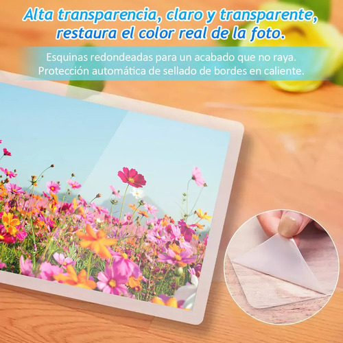 / 200 Pzs Micas Termicas A4 Tamaño Carta Protectores De