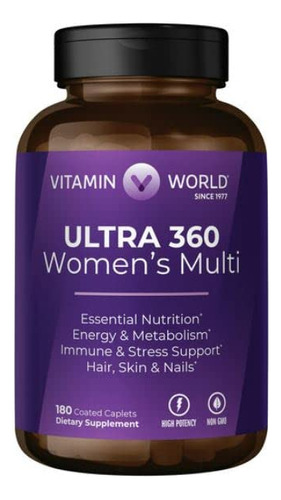 Vitamin World Ultra 360 Multi Para Mujer (180)
