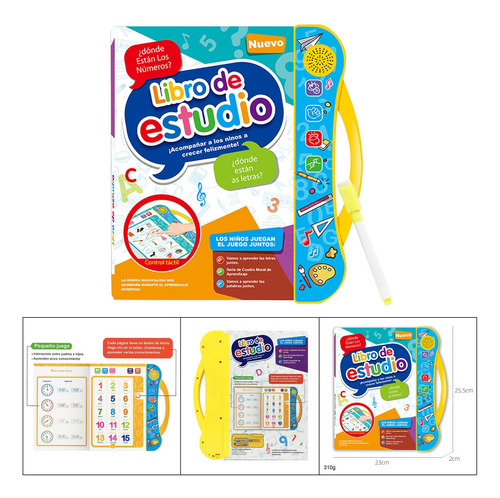 Máquina De Lectura De Español Inglés Educativo Juguete De