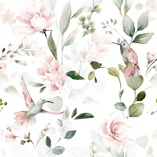 Vinilos Mural Flores Deco Gigantografia