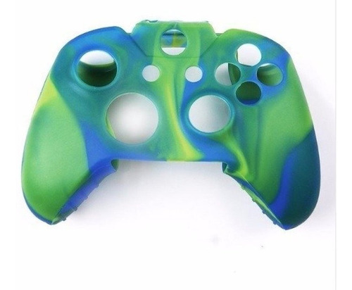 Capa De Silicone Para Controle De Xbox One - Verde E Azul