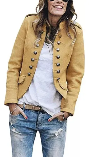 Blazer militar mujer online