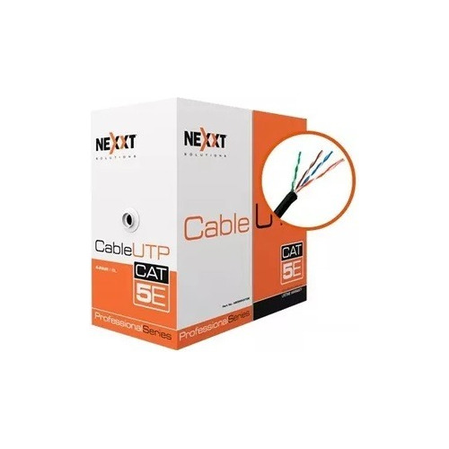 Rollo Cable Red Utp Nexxt Cat 5e 305m Exterior Certificado