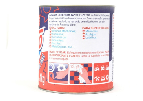 Imagem 3 de 4 de Pasta Desengraxante Para Lavar As Mãos Limp Total 1 Kg 2 Un