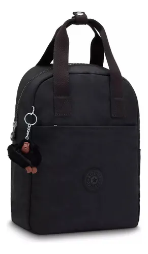 Siva Backpack Mediana Kipling Original Black Tonal