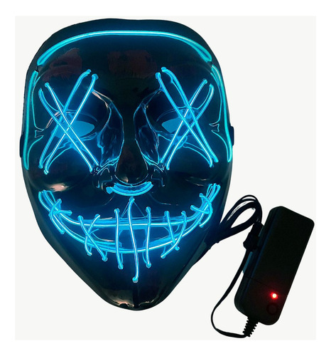 Máscara Purge Led Color A Elegir Purga Fiesta Halloween