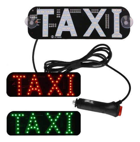 Sdoot Luz Taxi Decoracion Letrero Led Logotipo Gancho Coche