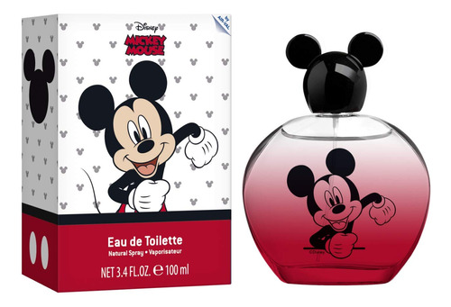 Perfume Disney Mickey Mouse Eau De Toilette 100 Ml Para Niño