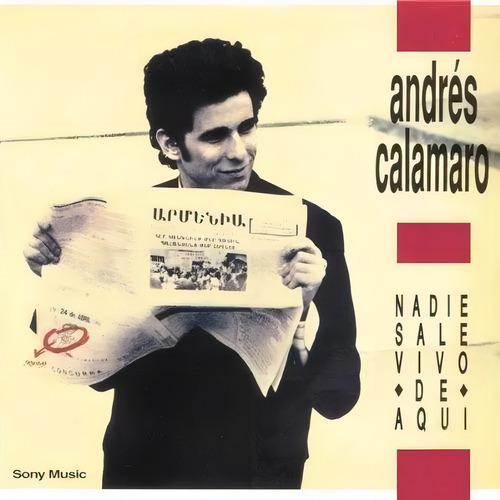 Vinil de Andres Calamaro Ninguém Sai Vivo Daqui Lp