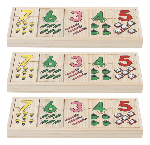 Juego De 3 Tablas De Aprendizaje De Números, Pintura Segura