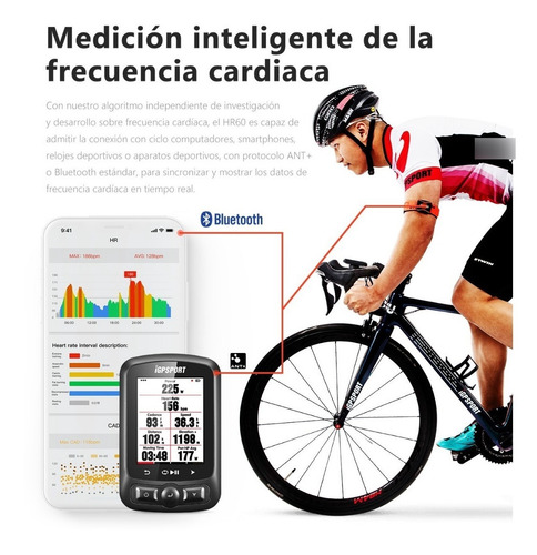 Banda Cardíaca Para Brazo Ant+ Bluetooth Igpsport Hr60