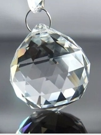 Imagen 3 de 4 de 6 Esferas Facetadas 3 Cm Cristal ....tiradores ..fenghshui