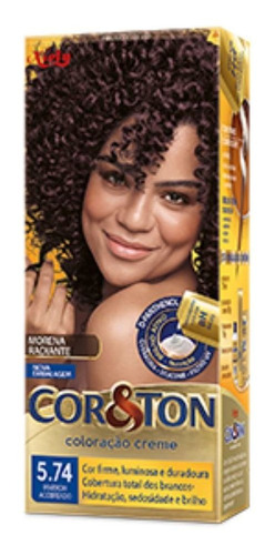 Coloração Cor&ton 5.74 Marrom Acobreado