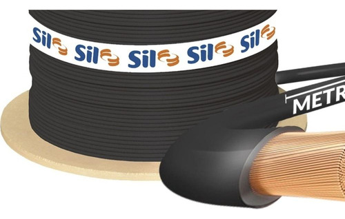 Cabo Flexivel Sil 750v. 50mm Preto Por Metro