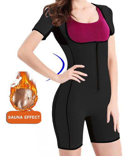 Fajas Colombianas Bodyshaper Sudor Traje De Sauna Para Mujer