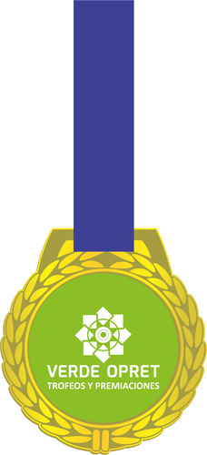 Medalla Deportiva Sin Personalizar 54 Pzs Con Liston