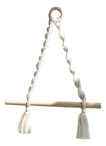 ; Soporte De Papel Higiénico De Macramé Con Pantalla