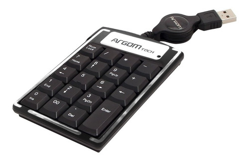 Teclado Numérico Usb Retráctil Argom *itech