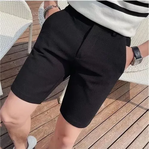 Pantalon de vestir corto hombre hotsell