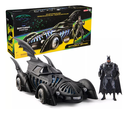 Dc Comics Batman Forever Retro Collection Batimovil Y Figura