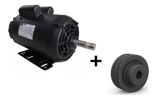 Motor Monofásico Weg 2cv 2 Pólos Alta Rotação 3525rpm Polia
