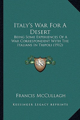 Libro Italy's War For A Desert: Being Some Experiences Of...