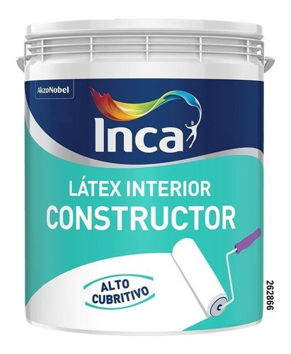 Inca Pintura Interior Latex Constructor 20lts Envio Gratis