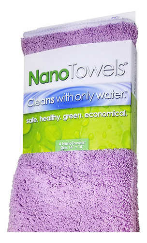 Nano Towels Paños De Limpieza Limpian Solo Con Agua, Limpi.