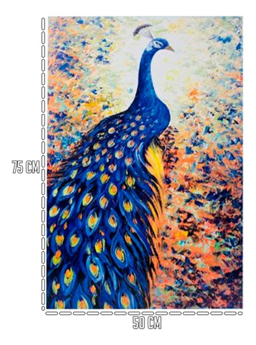 Rompecabezas 1000 Pavo Real Azul