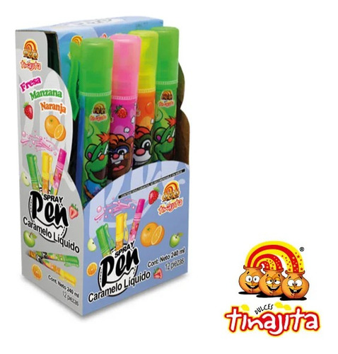 Caramelo Liquido Pen Spray T Display 12pz
