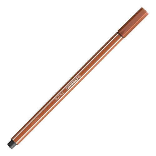 Caneta Stabilo Pen 68 Cor da tinta Marrom Claro